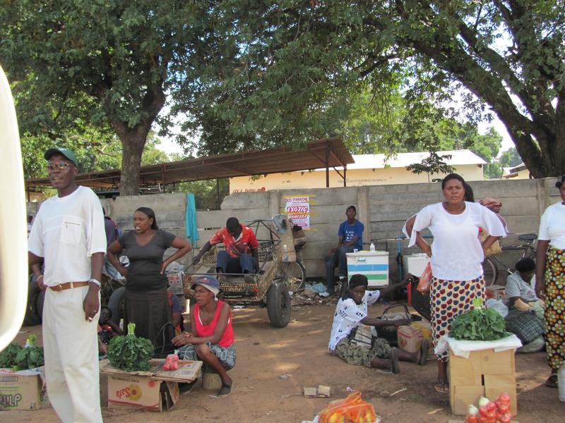 The market in Chinotimba township