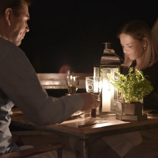 A private table makes a Zambezi dinner a perfect romantic evening