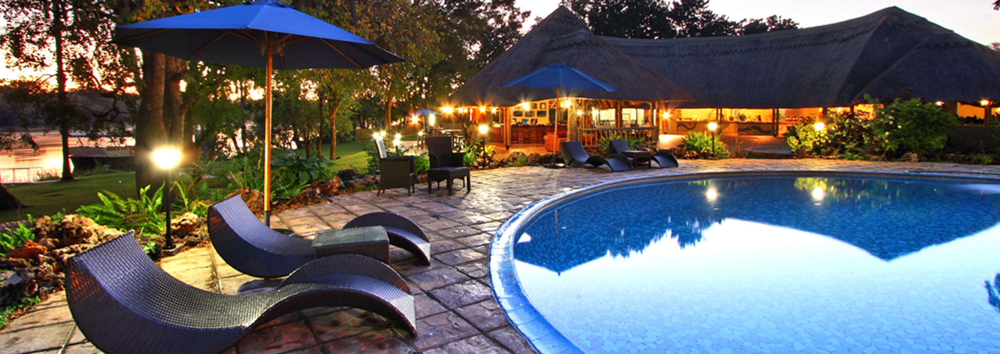 Where is the A'Zambezi River Lodge